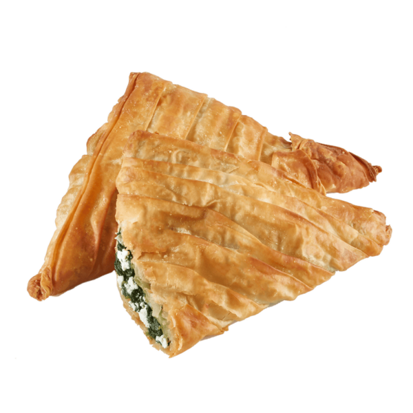 Τρίγωνη τσαλακωτή σπανάκι-τυρί